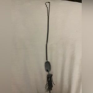 Kendra Scott Rayne Necklace - Gunmetal